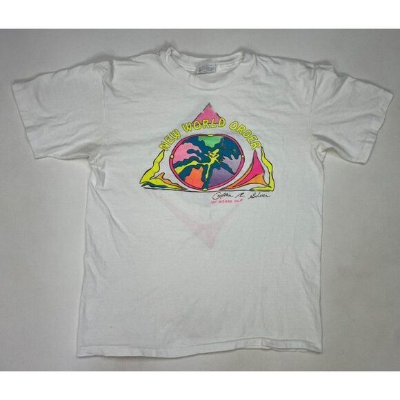 VINTAGE New World Order Transformation T-shirt Women Medium 90s Single Stitch - Picture 1 of 9